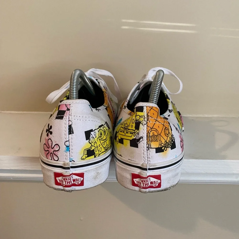 Vans SpongeBob Squarepants Authentic Size 12 Airbrush 2021 - Picture 5 of 7